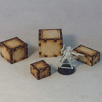 Wooden Crates Set 28mm