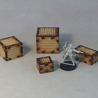 Wooden Crates Set 28mm